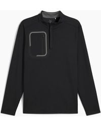 PUMA - Tech Chest Pocket Funnel Neck Long Sleeve Sweater - Lyst