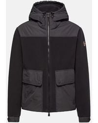 Moncler - Hybrid Zip Hooded Cardigan - Lyst