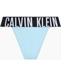 Calvin Klein - Intense Power High Leg Thong, Ether - Lyst