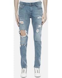 DIESEL - Deepzip 084Nu Jeans Denim Stretch Slim Carrot Fit Casual Pant - Lyst