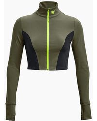 Under Armour - Project Rock Cropped Gym Jacket - Lyst