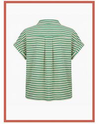 Nooki Design - Caspian Cotton Towelling Stripe Blouse - Lyst
