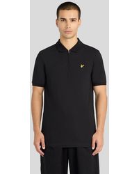 Lyle & Scott - 1/4 Zip Short Sleeve Polo Shirt - Lyst