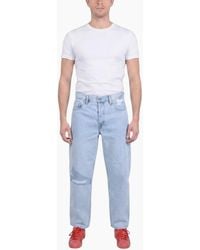 DIESEL - Denim Jeans Regular Fit Straight Cotton - Lyst