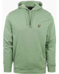 Lyle & Scott - Lyle & Scott Branded Glencoe Pull-Over Hoodie - Lyst