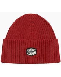 Superdry - Chunky Rib Knitted Beanie - Lyst