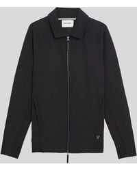 Lyle & Scott - Diagonal Interlock Collared Zip Through Sweatshirt - Lyst