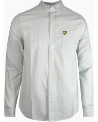 Lyle & Scott - Lyle & Scott Seersucker Strike Long Sleeve Shirt - Lyst