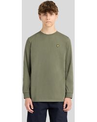 Lyle & Scott - Long Sleeve Cotton T-Shirt - Lyst
