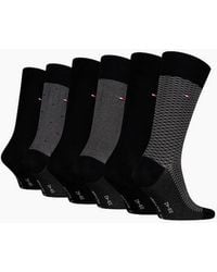 Tommy Hilfiger - 6 Pack Giftbox Birdeye Crew Socks - Lyst