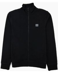 BOSS - Zestart 1 Patch Logo Funnel Neck Sweat 001 - Lyst
