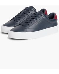 Tommy Hilfiger - Premium Dress Nappa Leather Cupsole Trainers - Lyst
