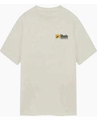 Rhude - International Racing Logo T-Shirt - Lyst