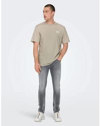 ONLY - Five Pocket Design Slim Fit Jeans - Lyst