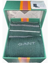 GANT - 2-Pack Multi-Stripe Socks Gift Set, Tartan - Lyst