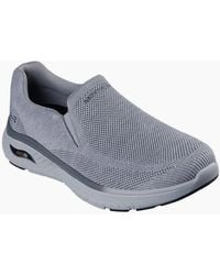 Skechers - Arch Fit Crosser Locke Polyester Trainers - Lyst