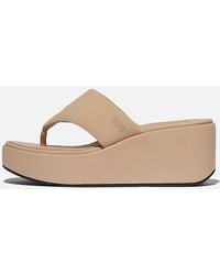Fitflop - Platfforms Wedge Toe-Post Sandals - Lyst