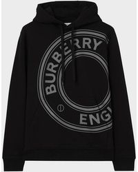 Burberry - Farley Print Hoodie - Lyst