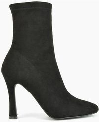 XY London - Ladies Paula Side Zip Stiletto Heel Ankle Boots - Lyst