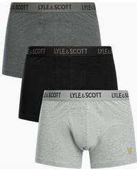 Lyle & Scott - 3-Pack Barclay Boxer Briefs, Combination - Lyst
