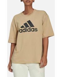 adidas - Hl1948 T Shirts Relax Fit Crew Neck Short Sleeve Sports Tee New - Lyst