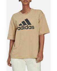 adidas - Hl1948 T Shirts Relax Fit Crew Neck Short Sleeve Sports Tee New - Lyst