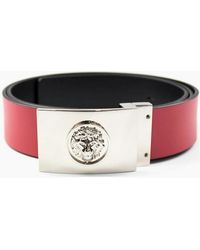 Versus - Versace Versus Rectangle Logo Reversible Belt - Lyst