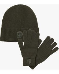 Jack & Jones - Train Hat & Gloves Set Peat - Lyst