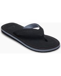 Quiksilver - Molokai Nubuck Flip Flops - Lyst
