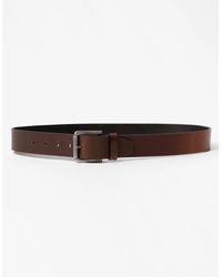 BOSS - Boss Joris Italian Leather Belt With Engraved Buckle - Lyst