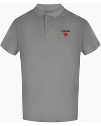 Love Moschino - Heart Logo Polo Shirt - Lyst