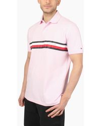 Tommy Hilfiger - Polo Shirts Flag Logo Short Sleeve Cotton Casual New Tee - Lyst