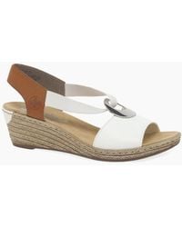 Rieker - Alula Wedge Heel Sandals - Lyst