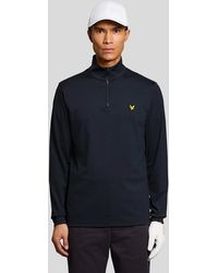 Lyle & Scott - Performance 1/4 Zip Midlayer - Lyst