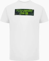 Philipp Plein - Pleint Sport Swim Tiger Box Logo T-Shirt - Lyst
