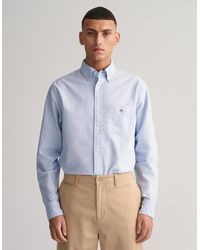 GANT - Regular Fit Long Sleeve Oxford Shirt - Lyst