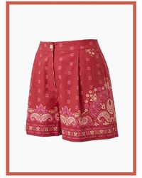 Nooki Design - Idaho Printed Paisley Shorts- Mix - Lyst