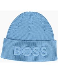 BOSS - Boss Afox Beanie Hat Open - Lyst