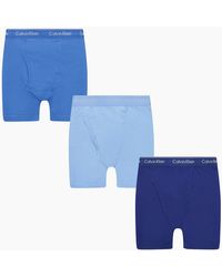 Calvin Klein - Stencil Logo Cotton Stretch Boxers, Baby & (3 Pack) - Lyst