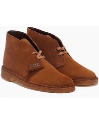 Clarks - Originals Desert Trek Suede Cola Boots - Lyst