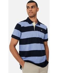Crew - Heritage Stripe Short Sleeve Polo Shirt - Lyst