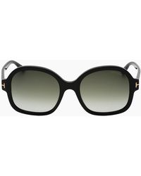 Tom Ford - Hanley Smoke Lens Shiny Sunglasses - Lyst