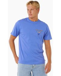 Rip Curl - Rip Curl Fade Out Icon Short Sleeve T-Shirt - Lyst