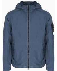 Stone Island - Hooded 4100001 Crinkle Reps Ny Jacket - Lyst