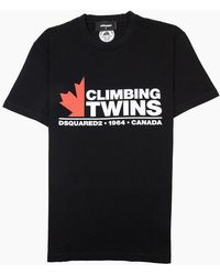DSquared² - Climbing Twins T-Shirt - Lyst