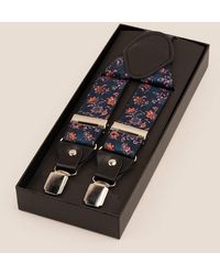 Oswin Hyde - Floral Clip On Braces - Lyst