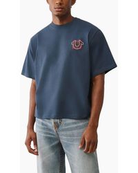 TRUE RELIGION - Oversized T Shirts Drop Shoulder Tee - Lyst