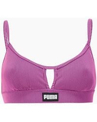 PUMA - Peek A Boo Bikini Top - Lyst