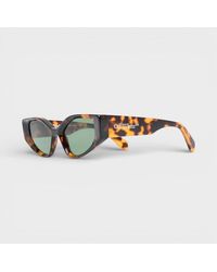 Off-White c/o Virgil Abloh - Memphis Havana Cat Eye Sunglasses - Lyst