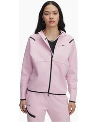 Under Armour - Unstoppable Solid Patterned Hooded Full Zipper Sweat Jacket - Lyst